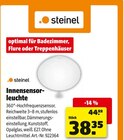 Innensensorleuchte von steinel im aktuellen Hagebaumarkt Prospekt für 38,35 €