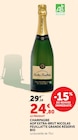 Champagne AOP extra-brut Grande Réserve Bio - Nicolas Feuillatte - Super U à Orange Champagne AOP extra-brut Grande Réserve Bio - Nicolas Feuillatte en promo chez Super U Orange à 24,80 €