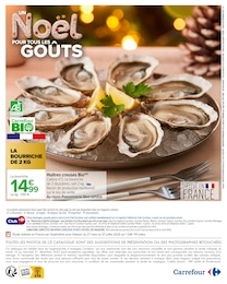 Prix et réduction Huîtres dans le prospectus Carrefour en cours Offre Huîtres dans le catalogue Carrefour du moment à la page 2