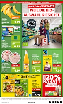 Aktueller Kaufland Prospekt (Sankt Leon-Rot, 8 Seiten zum blättern Kaufland Prospekt BIO mit 8 Seiten