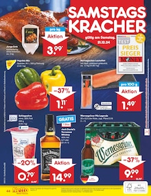 Jack Daniels im Netto Marken-Discount Prospekt "Aktuelle Angebote" mit 56 Seiten (Chemnitz)