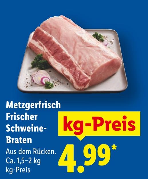 Metzgerfrisch Frischer Schweine-Braten