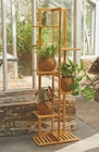 Étagère en bambou HT 122cm en promo chez Hyper U Rouen à 19,99 €