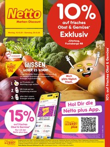 Aktueller Netto Marken-Discount Jüterbog Prospekt Netto Marken-Discount Jüterbog Prospekt "10% auf Obst & Gemüse" mit 2 Seiten