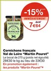 Cornichons français Val de Loire - Martin Pouret à 7,64 € dans le catalogue Monoprix