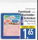 Farmland-Schinken von Zimmermann im aktuellen EDEKA Prospekt für 1,65 €