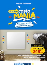 Prospectus Castorama à Vasouy: "Nos bons plans spécial chauffage !", 1} page, 15/10/2025 - 03/11/2025