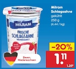 Schlagsahne im Angebot bei Netto Marken-Discount in Bielefeld Schlagsahne Angebote von Milram bei Netto Marken-Discount Bielefeld für 1,11 €