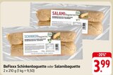 Schinkenbaguette oder Salamibaguette Angebote von BeFlexx bei EDEKA Karlsruhe für 3,99 €