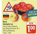 Tafeläpfel rot bei nah und gut im Ansbach Prospekt für 1,00 €