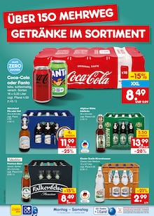 Coca Cola im aktuellen Netto Marken-Discount Prospekt (Stuttgart) Coca Cola im Netto Marken-Discount Prospekt "Aktuelle Angebote" mit 69 Seiten (Stuttgart)