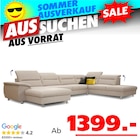 Seats and Sofas Würselen - Scandi Wohnlandschaft Angebot im Prospekt Scandi Wohnlandschaft bei Seats and Sofas im Würselen Prospekt für 1.399,00 €