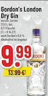London Dry Gin im Angebot bei Trinkgut in Siegburg London Dry Gin Angebote von Gordon's bei Trinkgut Siegburg für 9,99 €