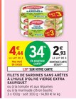 Filets de sardines sans arêtes à l'huile d'olive vierge extra - SAUPIQUET en promo chez Intermarché Poitiers à 2,93 €