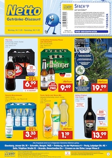 Netto Marken-Discount Waldenburg Prospekt "DER ORT, AN DEM DU IMMER AUSGEZEICHNETE PREISE FINDEST." mit 2 Seiten