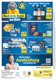 diska Mineralwasser im Prospekt 
