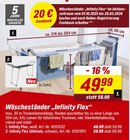 Aktuelle Wäscheständer Angebote bei toom Baumarkt in Mannheim Aktuelles Wäscheständer Infinity Flex weiß Angebot bei toom Baumarkt in Mannheim ab 49,99 €