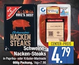 Aktuelles Schweine-Nacken-Steaks Angebot bei E center in Regensburg ab 4,79 €