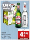 Getränke Quelle WVG Kelbra - BECK'S Angebot im Prospekt BECK'S bei Getränke Quelle WVG im Kelbra Prospekt für 4,44 €