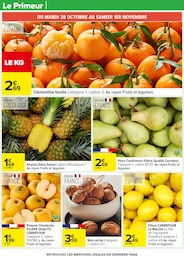 Prix et réduction Poire dans le prospectus Carrefour en cours Offre Poire dans le catalogue Carrefour du moment à la page 21