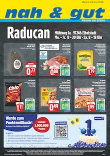 nah und gut Eibelstadt Prospekt der aktuellen Woche, gültig von 02.02.2026 bis 07.02.2026 Aktueller nah und gut Eibelstadt Prospekt "Wir lieben Lebensmittel!" mit 8 Seiten