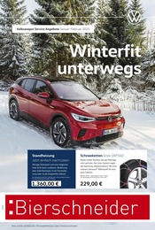 Volkswagen Prospekt für Gerstetten mit 1 Seite Volkswagen Prospekt für Gerstetten: "Auf ins Wintervergnügen", 1 Seite, 01.01.2025 - 28.02.2025