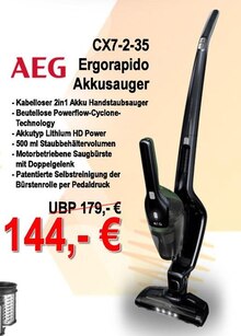 Ergorapido Akkusauger CX7-2-35 bei expert Waldecker in Melle Ergorapido Akkusauger CX7-2-35 im Angebot bei expert Waldecker Melle für 144,00 €
