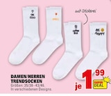 DAMEN/HERREN TRENDSOCKEN Angebote bei Marktkauf Stuttgart für 1,99 €