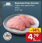 Bayerische Puten-Schnitzel im Netto Marken-Discount Prospekt Bayerische Puten-Schnitzel von Gut Ponholz im aktuellen Netto Marken-Discount Prospekt für 4,79 €