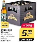 Pilsener von STIER-BIER im aktuellen Netto mit dem Scottie Prospekt für 5,99 €