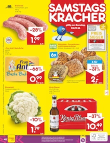 Bratwurst im Netto Marken-Discount Prospekt "Aktuelle Angebote" mit 60 Seiten (Braunschweig)