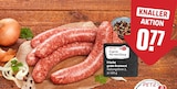 Aktuelles Frische grobe Bratwurst Angebot bei REWE in Siegen (Universitätsstadt) ab 0,77 €