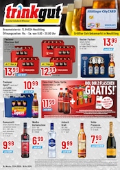 Aktueller Trinkgut Prospekt mit Bier, "Aktuelle Angebote", Seite 1