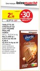 Tablette de chocolat au lait fourré praliné - Ivoria en promo chez Intermarché Super La Roche-sur-Yon à 1,52 €