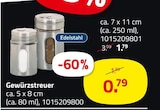 Gewürzstreuer Angebote bei ROLLER Bautzen für 0,79 €