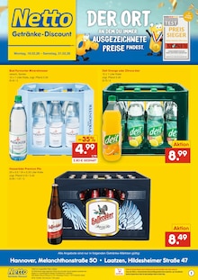 Netto Marken-Discount Prospekt DER ORT, AN DEM DU IMMER AUSGEZEICHNETE PREISE FINDEST. mit  Seiten in Laatzen und Umgebung