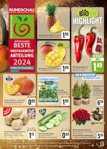 Kürbis im EDEKA Prospekt "Aktuelle Angebote" mit 40 Seiten (Mannheim)