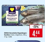 Herzstücke Regenbogenforellen im Angebot bei Marktkauf in Freiburg Herzstücke Regenbogenforellen Angebote von EDEKA bei Marktkauf Freiburg für 4,44 €