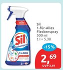 1-für-Alles Fleckenspray von Sil im aktuellen budni Prospekt