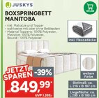 Boxspringbett Manitoba Angebote von Juskys bei Marktkauf Fürth für 849,99 €