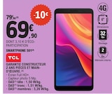 Smartphone 501 - TCL en promo chez E.Leclerc Vanves à 69,90 €