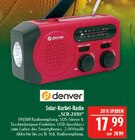 Solar-Kurbel-Radio SCR-2010 im Angebot bei Marktkauf in Hof Solar-Kurbel-Radio SCR-2010 Angebote von Denver bei Marktkauf Hof für 17,99 €