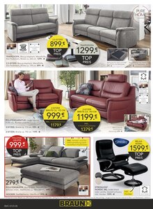 Sofa im BRAUN Möbel-Center Prospekt "SSV - VERKAUF SOLANGE DER VORRAT REICHT" mit 16 Seiten (Freiburg (Breisgau))