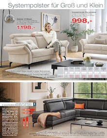 Sofa im Polstermöbel Fischer Prospekt "MESSE VORSCHAU" mit 12 Seiten (Regensburg)