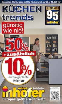 Möbel Inhofer Prospekt KÜCHEN TRENDS mit 20 Seiten