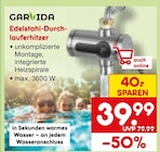 Durchlauferhitzer im Netto Marken-Discount Prospekt Edelstahl-Durchlauferhitzer von Garvida im aktuellen Netto Marken-Discount Prospekt für 39,99 €