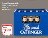 Original Oettinger Malz Angebote von Oettinger bei GLOBUS St. Ingbert für 7,99 €