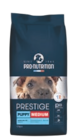 Croquettes pour chien Puppy Medium Prestige - LaMaison.fr à Saint-Nazaire Croquettes pour chien Puppy Medium Prestige en promo chez LaMaison.fr Saint-Nazaire à 45,95 €