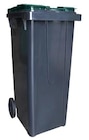 Poubelle 120 L vert en promo chez Brico Dépôt La Rochelle à 41,90 €