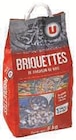 Charbon de bois U 4kg - U en promo chez Super U Le Pecq à 7,99 €